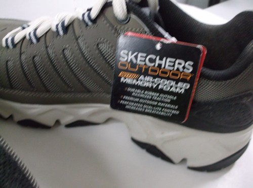 SKECHERS Men's Crossbar Stilholt Extra Wide Fit Shoes 51887EWW/BRN Size 9 NWOB - Picture 6 of 6