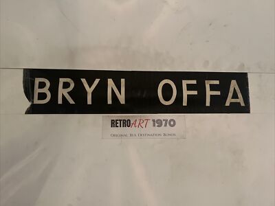 Bryn Offa - Wrexham 231 Vintage Bus Blind Aug 1974 31'' GESCHENK
