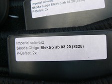 Fußmatten für VW E-Up Seat Mii Elektro  Skoda Citigo IV Autoteppiche Automatten