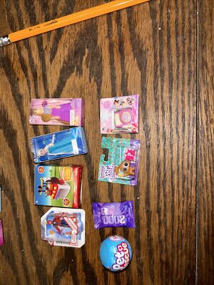 Lot of Zuru Toy Mini Brands Items Mickey, Elsa, Rapunzel , ￼pet Rescue, Camera