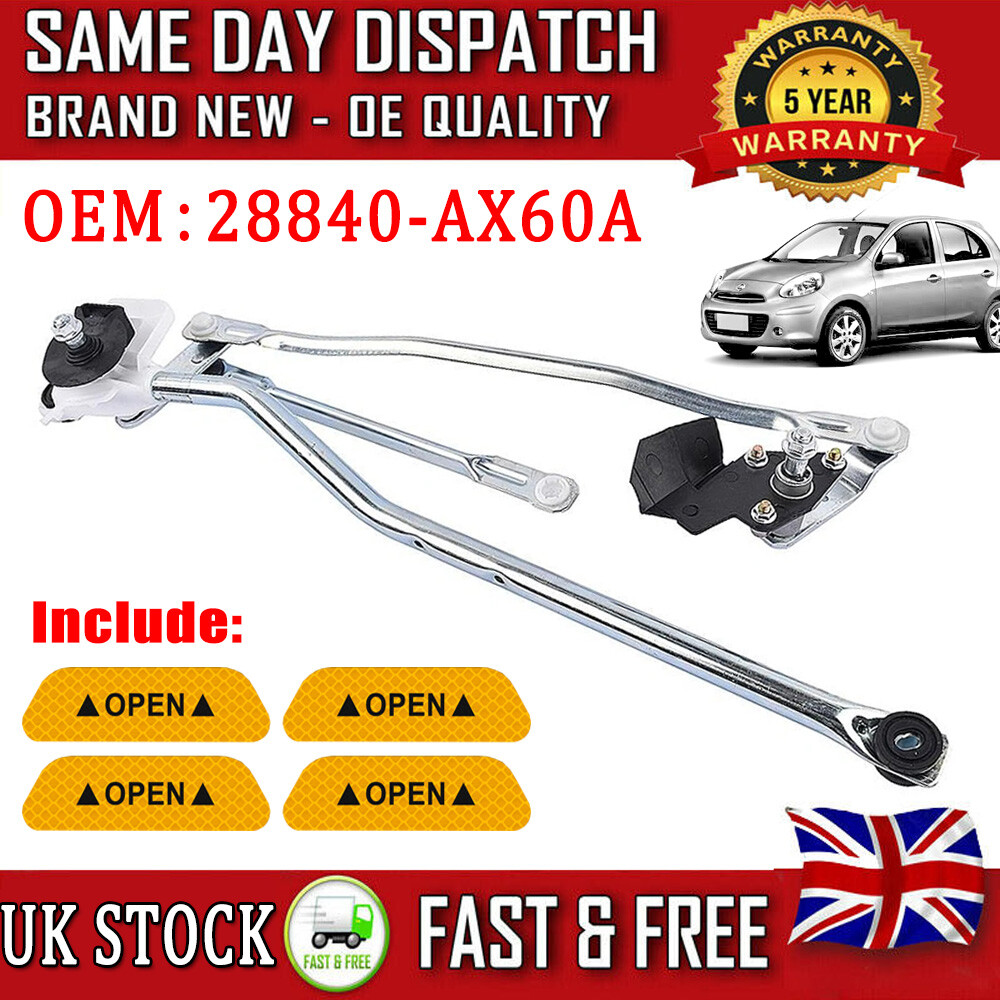 Front Windscreen Wiper Motor linkage for Nissan Micra K12 20022010
