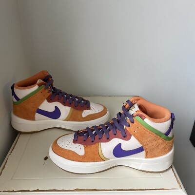 Women's Nike Dunk High Up PRM Setsubun Sail Hot Curry Harvest DQ5012-133 sz 6.5