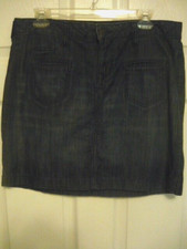 Ladies 10 Denim Skirt, Above Knee Length, 5 Pocket Style, Old Navy