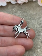 Sterling Silver Unicorn Pendant Necklace, Mythical, Fantasy    Jewelry