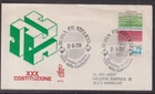 Italy 1978 Constitution "Ventia" First Day Cover - Addressed