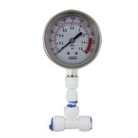 Water Pressure Gauge Meter 0-1.6mpa 0-220psi 1/4 F Reverse Osmosis System Pump, on sale Water Pressure Gauge Meter 0-1.6mpa 0-220psi 1/4 F Reverse Osmosis System Pump, on sale