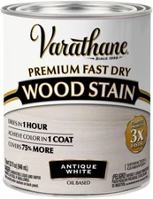 297424 Premium Fast Dry Wood Stain, Quart, Antique White