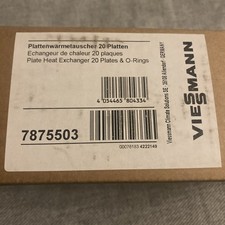 Viessmann Piate Heat Exchanger 20 Plates & O-Rings 7875503 nee