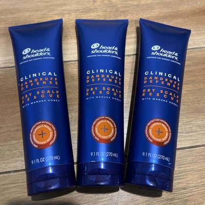 Head & Shoulders Clinical Strength Conditioner 3Pack 9.1 Dry Scalp Rescue Manuka