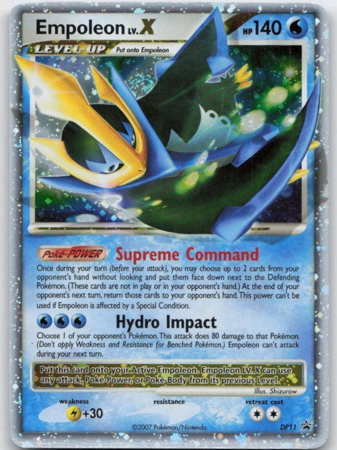Empoleon LV.X DP11 Holo W/ SWIRL Promo Diamond and Pearl Promos Pokemon TCG NM