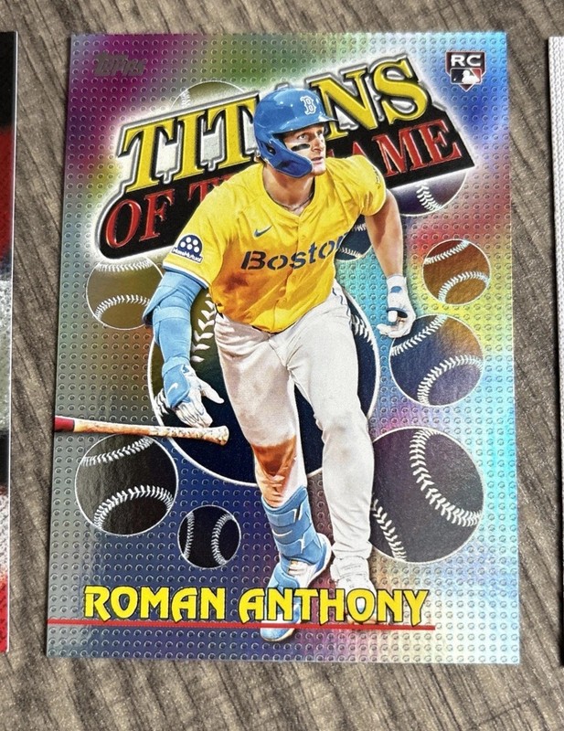 Roman Anthony Rookies 2026 TOPPS Titans of the Game Stars of the MLB Base RC (3)