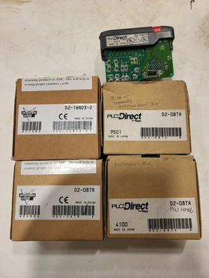 Plc Direct Output / Relay/ Discrete Input Modules. D2-08TA, D2-08TR, D2-16ND3