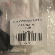 Cactus Jack for Fragment Sunrise Tee Grafikdruck Baumwolle weiß XL Kurzarm