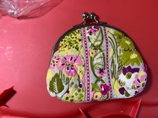Vera Bradley Double Kiss Kisslock Coin Change...