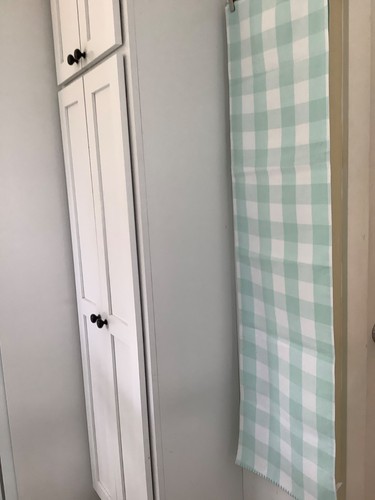 Mint Green Buffalo Check Table Runner Farmhouse Cottage Kitchen Decor