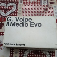 Il medio evo di Volpe del 1965 edizione della Sansoni usato buono stato