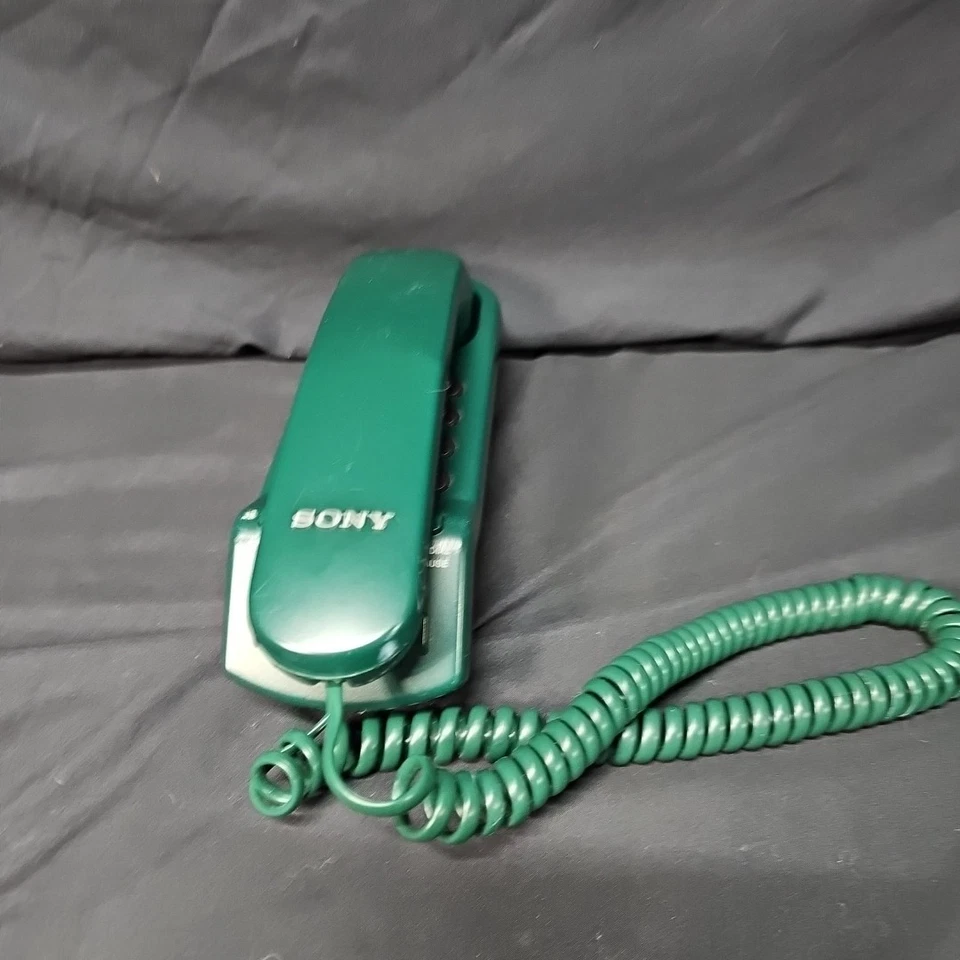 Teléfono con cable/línea fija Sony IT-B3 de colección (VERDE)  Foto 2 de 4