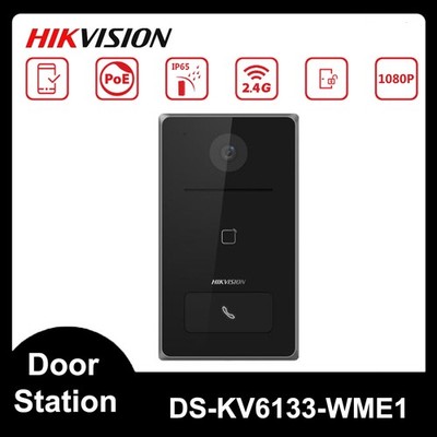 Hikvision DS-KV6133-WME1 2MP WiFi PoE One Button Calling Villa Door Station IP65