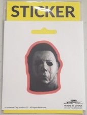 Halloween Michael Myers Face Sticker