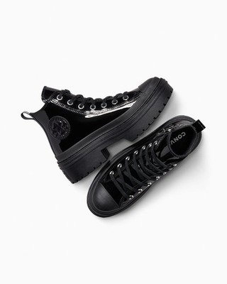 Converse Chuck Taylor AllS Patent Leather Lugged Boot, A15662C