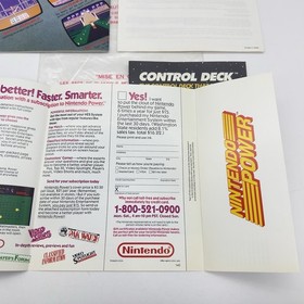 NES Nintendo Entertainment System Complete Set Console Manuals in Original Bag