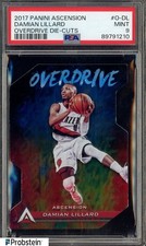 2017 Panini Ascension Overdrive Die-Cut Damian Lillard Trail Blazers PSA 9 MINT