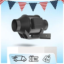 CLOUDLINE A4 Quiet 4" Inline Duct Fan with Speed Controller for Ventilation