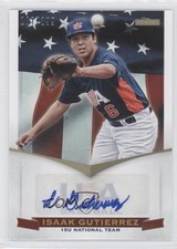 2012 USA Baseball National Team 15U Signatures /299 Isaak Gutierrez #10 Auto 0c2