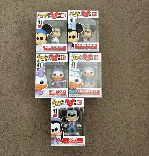 Funko Disney Mickey Minnie Daisy Duck Donald Duck Goofy Pop! Vinyl Set