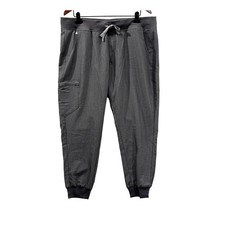 Figs Size XXL Scrub Pants Zamora Jogger Graphite Gray Slim Fit Stretch Waist