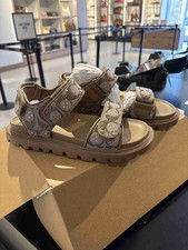 NEW COACH Women Brynn Sandal Crystal Signatur...