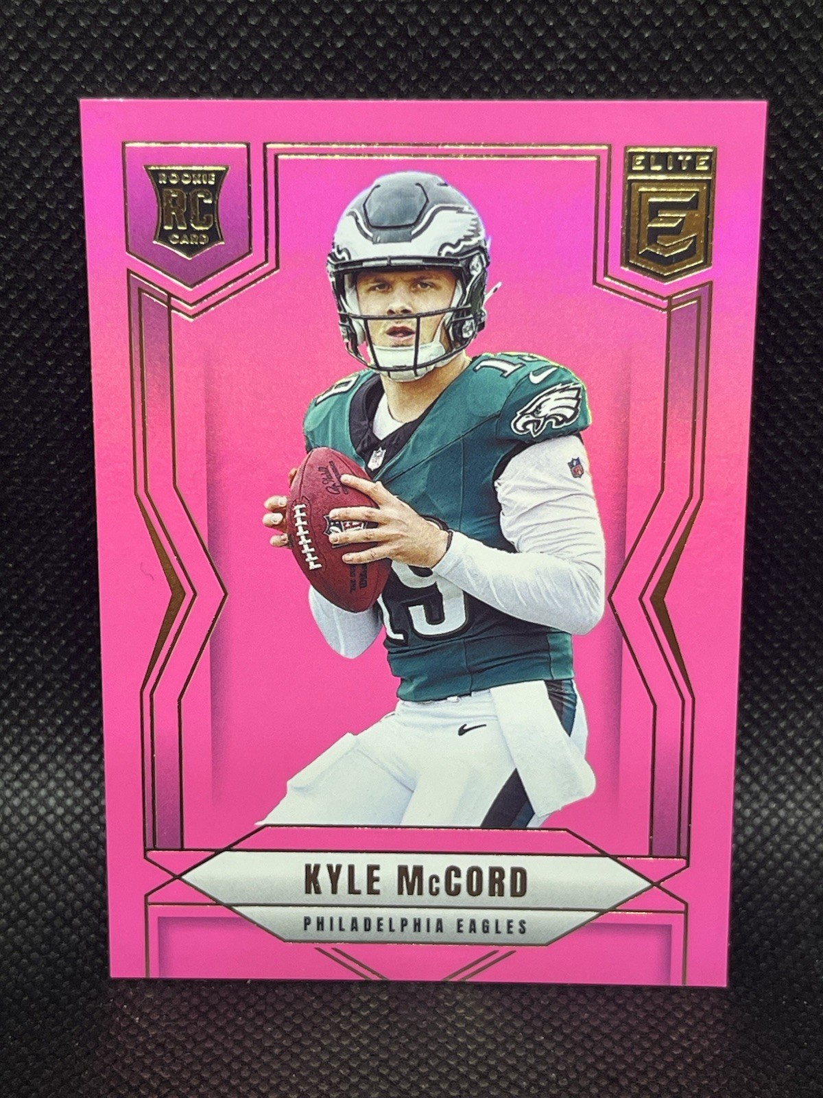 KYLE MCCORD Rookie 2025 Donruss Elite Pink RC #171 Philadelphia Eagles Rookie