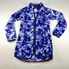 Columbia Disney Frozen II Girls Blue Fleece Full Zip Snowflake Jacket Large14/16