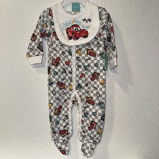 Disney Baby 0-3 months Cars Lightning McQueen and Mater pajamas