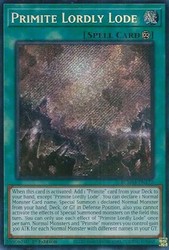Primite Lordly Lode BLMM-EN172 Secret Rare 1st Edition YuGiOh