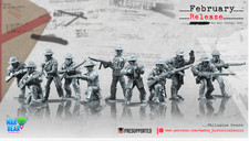 WWII Resin Printed 28mm WWII US Philipino Scouts