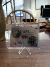 Topps Toy Story John Morris as Andy Erik von Detten as Sid Dual Auto  #YGF-MV