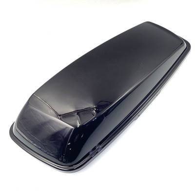 oem Harley 90201055DSZ Blackened Cayenne Left Saddlebag Lid Cover 14-23 Touring