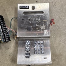 DoorKing Audio Intercom Entry Panel w/ Keypad, Metallic, Indoor/Outdoor