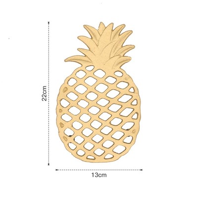 Gusseisen Ananas Untersetzer 8 66 Zoll für warme Gerichte und rustikalen Küchenstil