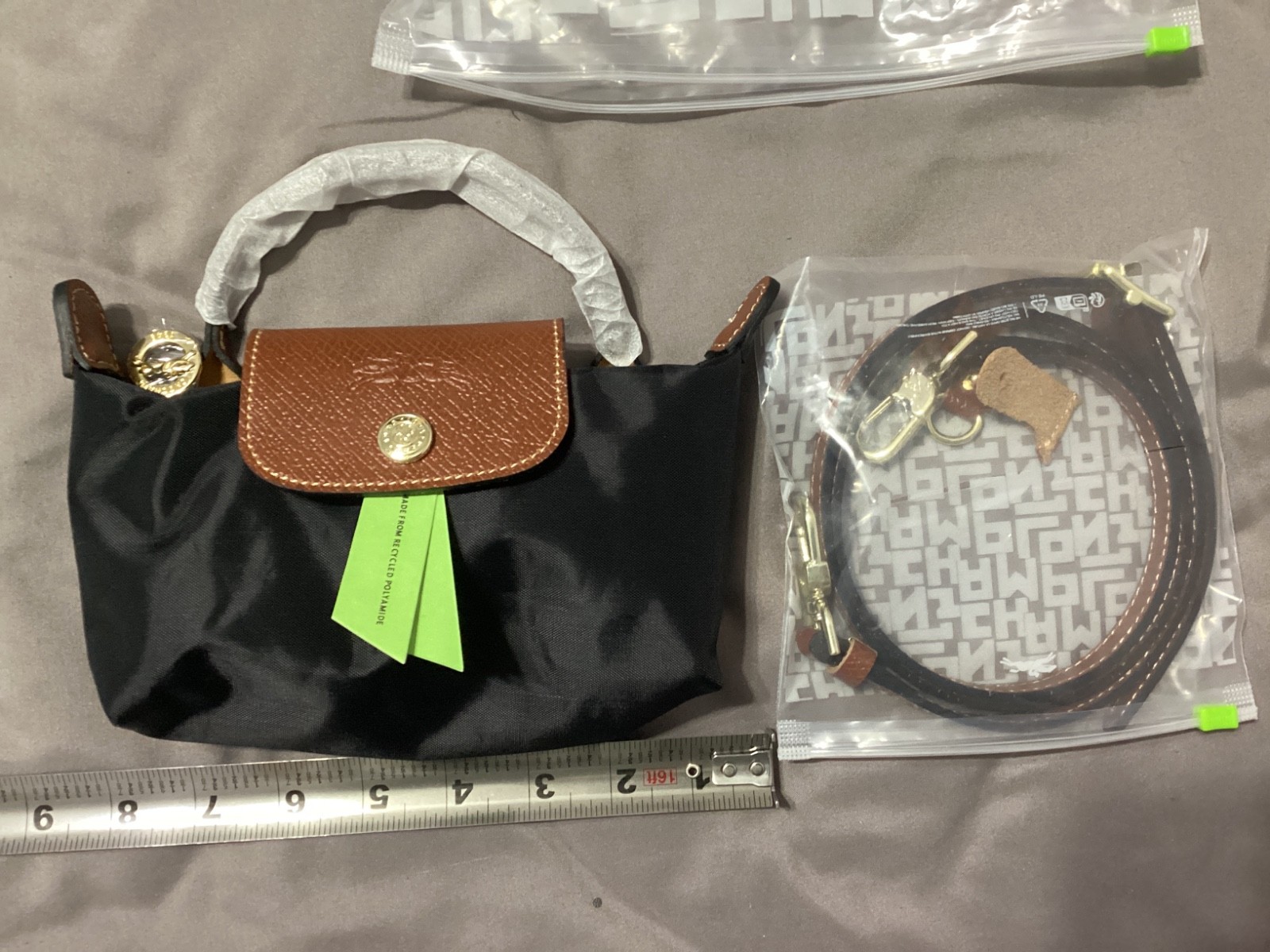 LongChamp Le Pliage Extra Small Mini Shoulder Bag… - image 8