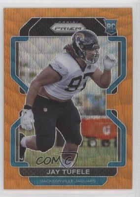 2021 Panini Prizm Rookie Orange Wave Prizm 47/60 Jay Tufele #440 Rookie RC 7l6
