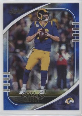 2020 Panini Absolute Blue Diamonds /75 Jared Goff #59 n1u