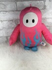 Fall Guys 13” Plush Character Pink With Blue Flames 2024 - Pre-Owned — photo 1
