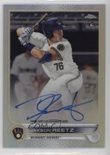 2022 Topps Chrome Rookie Auto Refractor /499 Jakson Reetz #RA-JRE Auto RC