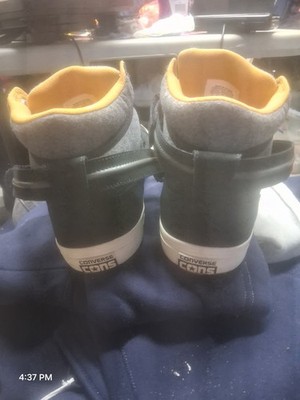 Converse Pro Blaze Plus Suede Hi Black Charcoal Shoes no box