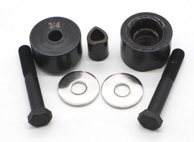 Hole Punch & Flare Tool Dimple Plate Dies in Black 1/2''5/8'' 3/4'' 1''... full-size