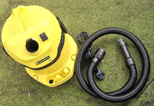 Karcher WD 2 Plus Wet & Dry Vacuum Cleaner 220V 1000W (working)
