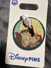 Disney Cruella 101 Dalmatian Villain Pin 