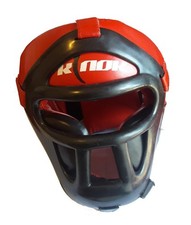 K-Nok Casco Boxe in Pelle Chipotle con Griglia Articolo  KN104UA Taglia XL